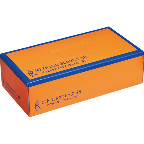 ファーストレイト ニトリルグローブ3B パウダーフリー SS FR-5660 1箱(200枚)(ご注文単位1箱)【直送品】