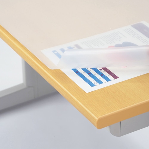 ライオン事務器　デスクマット　再生オレフィン製　ノングレア仕上　シングル　1590×690×1.5mm　No.167-SR　1枚（ご注文単位1枚）【直送品】