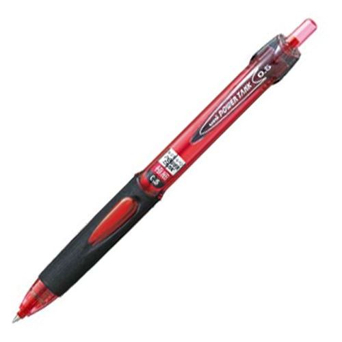 三菱鉛筆　油性加圧ボールペン　パワータンク　スタンダード　0.5mm　赤　SN200PT05.15　1本（ご注文単位1本）【直送品】