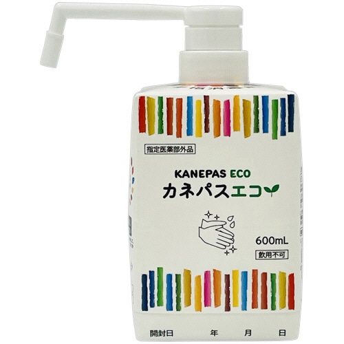 兼一薬品工業 手指消毒剤 カネパスエコ 本体 600ml 1本(ご注文単位1本)【直送品】
