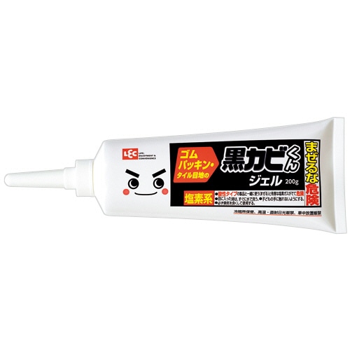 レック 激落ち 黒カビくん カビ取りジェル 200g ヘラ付き C00092 1個(ご注文単位1個)【直送品】