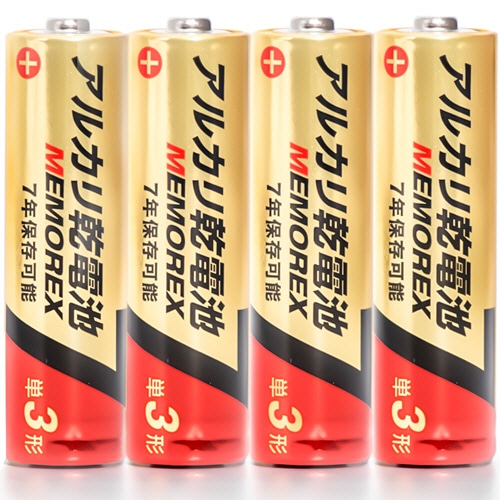 メモレックス・テレックス　アルカリ乾電池　単3形　LR6／1.5V　60S7　1パック（60本）（ご注文単位1パック）【直送品】