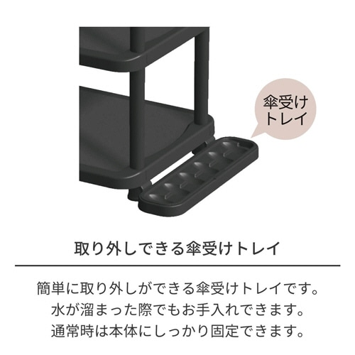 天馬 プロフィックス くつ置けるん棚 5段 ブラック 1台(ご注文単位1台)【直送品】