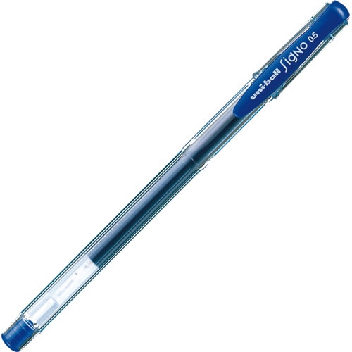 三菱鉛筆　ゲルインクボールペン　ユニボール　シグノ　エコライター　0.5mm　青　UM100EW.33　1セット（10本）（ご注文単位1セット）【直送品】