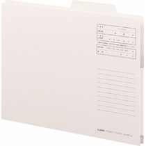ライオン事務器　持出しフォルダー　A4　無着色　A4-APF-K　1セット（10冊）（ご注文単位1セット）【直送品】