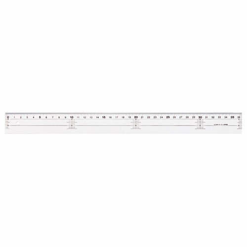 ライオン事務器 アクリル直線定規 30cm A-10 1セット(10本)(ご注文単位1セット)【直送品】