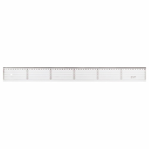 ライオン事務器　アクリル直線定規　60cm　A-20　1セット（10本）（ご注文単位1セット）【直送品】