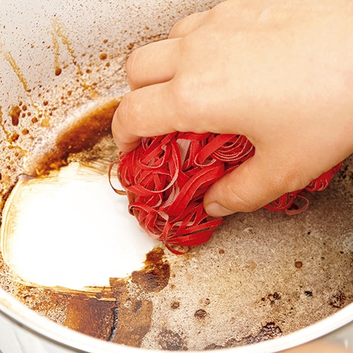 アサヒサンレッド 布たわし サンドクリーン 小 細目 緑 1セット(10個)(ご注文単位1セット)【直送品】