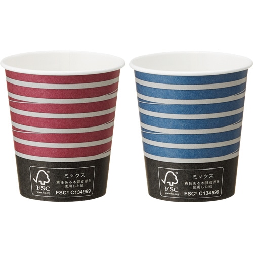 TANOSEE 紙コップ TSUMUGI(ツムギ) 205mL 7オンス 2400個/セット(ご注文単位1セット)【直送品】