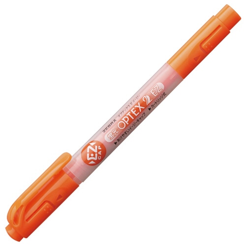 ゼブラ　蛍光オプテックス2　EZ　オレンジ　WKT11-OR　1本（ご注文単位1本）【直送品】