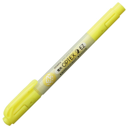 ゼブラ　蛍光オプテックス2　EZ　黄　WKT11-Y　1本（ご注文単位1本）【直送品】