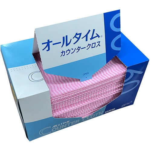 東京メディカル　カウンタークロス　厚口　ピンク　FT301TM　1パック（60枚）（ご注文単位1パック）【直送品】