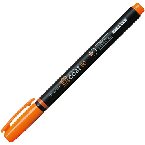 トンボ鉛筆　蛍コート80　だいだいいろ　WA-SC93　1セット（10本）（ご注文単位1セット）【直送品】