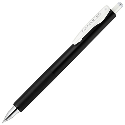 ゼブラ　ジェルボールペン　サラサナノ　0.3mm　黒　JJH72-BK　1セット（10本）（ご注文単位1セット）【直送品】