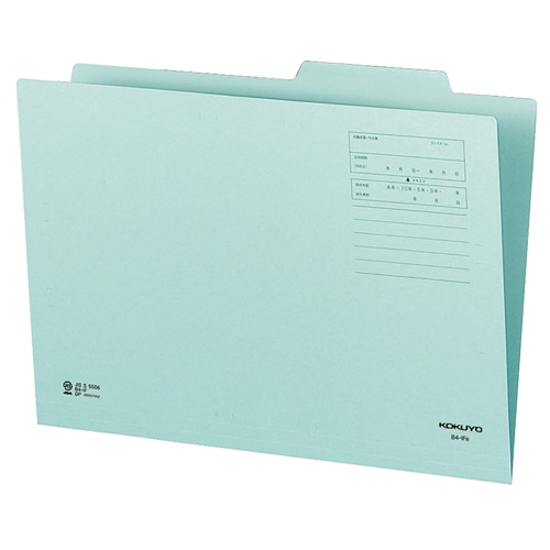コクヨ　個別フォルダー（カラー）　B4　青　B4-IFB　1セット（100冊）（ご注文単位1セット）【直送品】