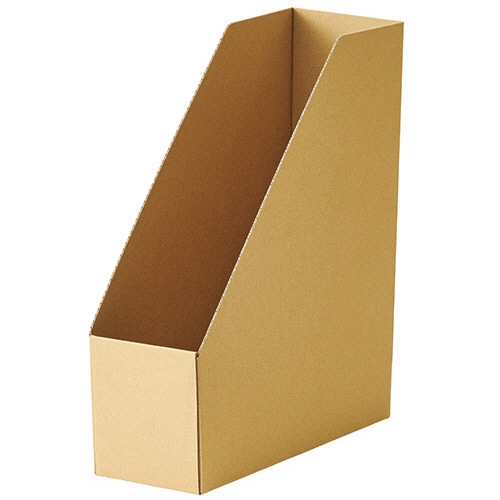 TANOSEE　ボックスファイル（ナチュラル）　軽量エコタイプ　A4タテ　背幅100mm　1セット（100冊：5冊×20パック）（ご注文単位1セット）【直送品】
