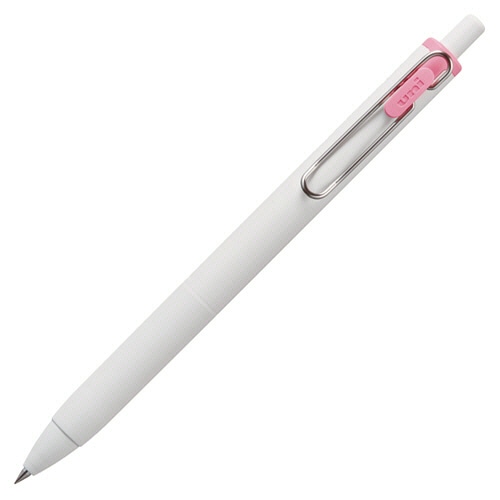 三菱鉛筆　ゲルインクボールペン　ユニボール　ワン　0.5mm　ライトピンク　（軸色：オフホワイト）　UMNS05.51　1セット（10本）（ご注文単位1セット）【直送品】