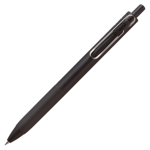 三菱鉛筆　ゲルインクボールペン　ユニボール　ワン　0.5mm　黒　（軸色：黒）　UMNS05BK.24　1セット（10本）（ご注文単位1セット）【直送品】