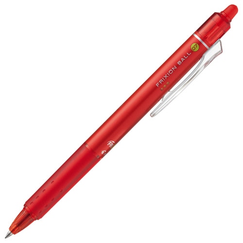 パイロット　ゲルインキボールペン　フリクションボールノック　0.7mm　レッド　LFBK-23F-R　1セット（10本）（ご注文単位1セット）【直送品】