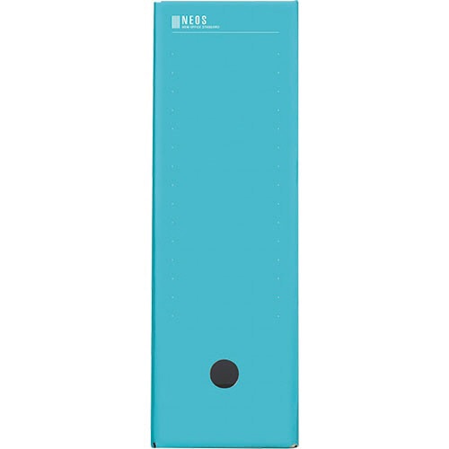 コクヨ ファイルボックス(NEOS) スタンドタイプ A4タテ 背幅102mm ターコイズブルー フ-NEL450B 1セット(10冊)(ご注文単位1セット)【直送品】