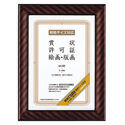 コクヨ　賞状額縁（金ラック）　規格B5　カ-RB5　1セット（10枚）（ご注文単位1セット）【直送品】