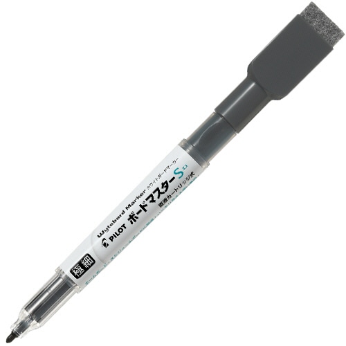 パイロット ボードマスターS 極細 イレーザー付 ブラック WMBSE-15EF-B 1セット(10本)(ご注文単位1セット)【直送品】
