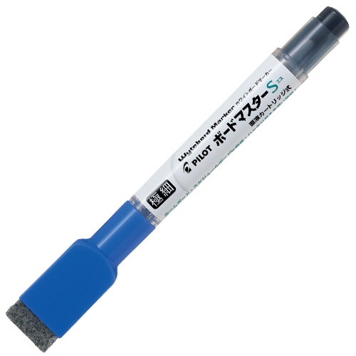 パイロット ボードマスターS 極細 イレーザー付 ブルー WMBSE-15EF-L 1セット(10本)(ご注文単位1セット)【直送品】