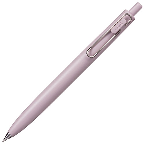 三菱鉛筆 ゲルインクボールペン ユニボール ワンF 0.38mm 黒 (軸色:Fピンク(花霞)) UMNSF38F.13 1セット(10本)(ご注文単位1セット)【直送品】