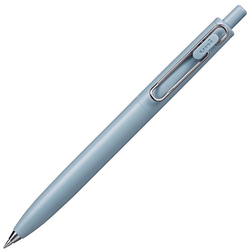 三菱鉛筆 ゲルインクボールペン ユニボール ワンF 0.5mm 黒 (軸色:Fブルー(霜柱)) UMNSF05F.33 1セット(10本)(ご注文単位1セット)【直送品】