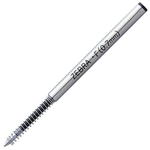 ゼブラ　油性ボールペン替芯　F-0.7芯　黒　BR-1B-F-BK　1セット（10本）（ご注文単位1セット）【直送品】