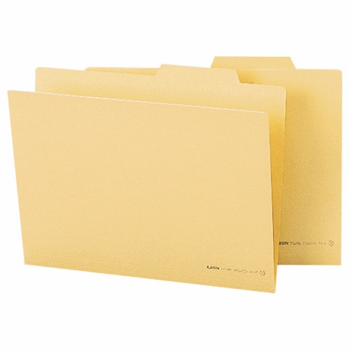 ライオン事務器 個別フォルダー A4 クリーム A4-IF 1セット(10冊)(ご注文単位1セット)【直送品】