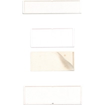 ライオン事務器　ネームプレート　裏面粘着剤付　40×120mm　ID-30　1セット（20枚：2枚×10パック）（ご注文単位1セット）【直送品】