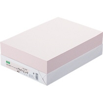 TANOSEE　αエコカラーペーパーII　A4　ライトピンク　1セット（2500枚：500枚×5冊）（ご注文単位1セット）【直送品】