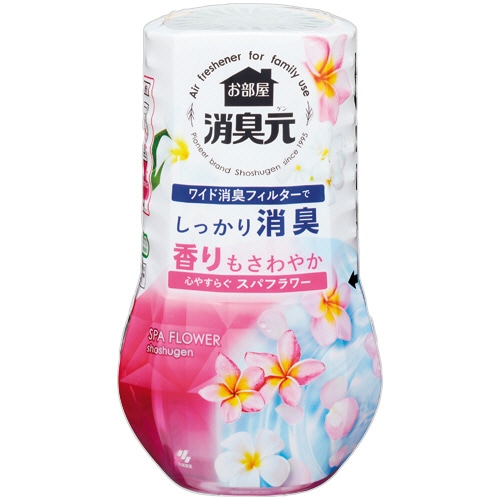 小林製薬 お部屋の消臭元 心やすらぐスパフラワー 400ml 5個/セット（ご注文単位1セット）【直送品】