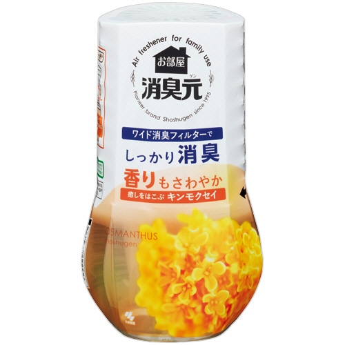 小林製薬 お部屋の消臭元 癒しをはこぶキンモクセイ 400ml 5個/セット（ご注文単位1セット）【直送品】