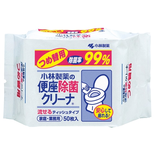 小林製薬 便座除菌クリーナー 家庭・業務用 つめ替用 1セット(1200枚:50枚×24パック)(ご注文単位1セット)【直送品】