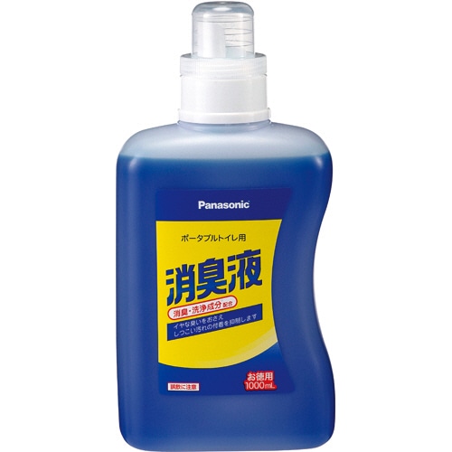 パナソニック エイジフリー ポータブルトイレ用消臭液 青色タイプ 1000ml/本 VALTBL1LB 1セット(6本)(ご注文単位1セット)【直送品】