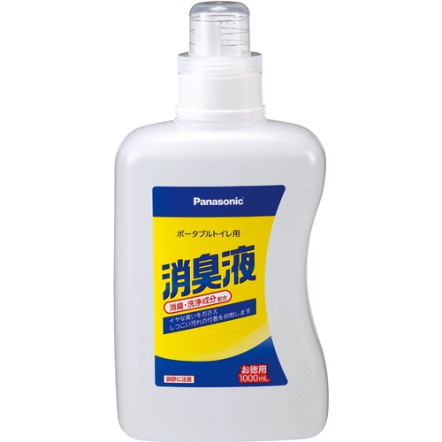 パナソニック エイジフリー ポータブルトイレ用消臭液 無色タイプ 1000ml/本 VALTBL1LM 1セット(6本)(ご注文単位1セット)【直送品】