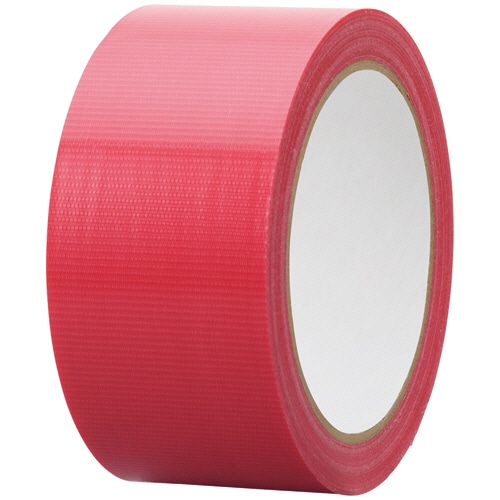 TANOSEE　カラー養生テープ　50mm×25m　厚み約0.105mm　赤　1セット（150巻）（ご注文単位1セット）【直送品】
