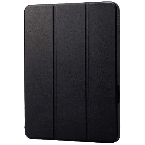 エレコム iPad Pro 11型 第4世代/フラップケース/Pencil収納/スリープ対応 ブラック TB-A22PMSABK 1個（ご注文単位1個）【直送品】