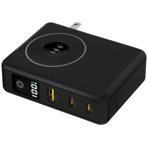 ハイディスク PD65W 残量パーセント表示 モバイルバッテリー 10000mAh ブラック HD2-MBACPD65W10TGBK 1個/台（ご注文単位1台）【直送品】