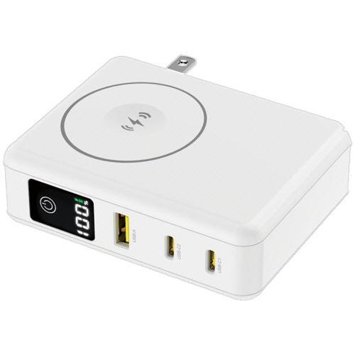 ハイディスク PD65W 残量パーセント表示 モバイルバッテリー 10000mAh ホワイト HD2-MBACPD65W10TGWH 1個/台（ご注文単位1台）【直送品】