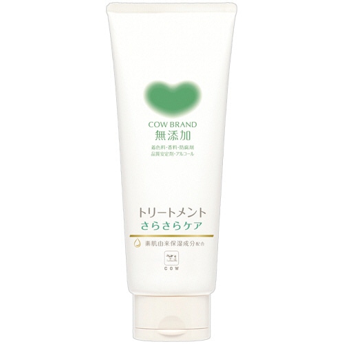 牛乳石鹸共進社 カウブランド 無添加トリートメント さらさらケア 180g 1本(ご注文単位1本)【直送品】