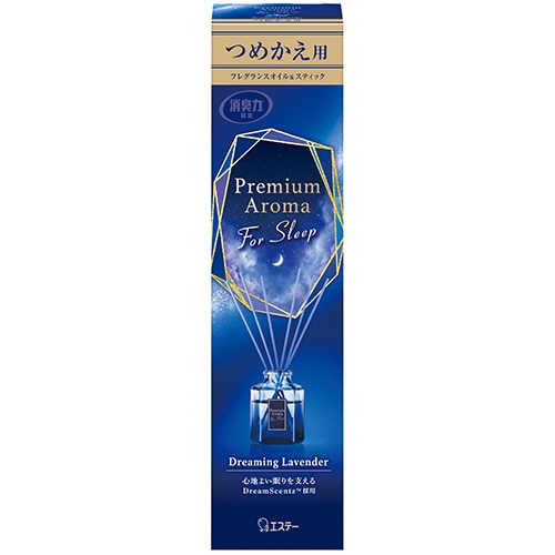 エステー 消臭力 Premium Aroma For Sleep Stick 寝室用 ドリーミングラベンダー つめかえ用 50mL 1個（ご注文単位1個）【直送品】