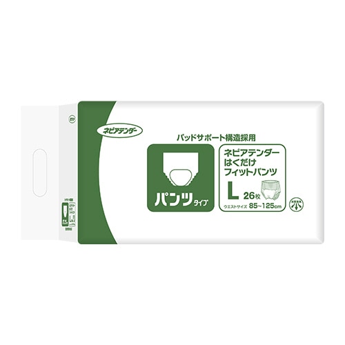 王子ネピア ネピアテンダー はくだけフィットパンツ L 26枚/パック（ご注文単位1パック）【直送品】