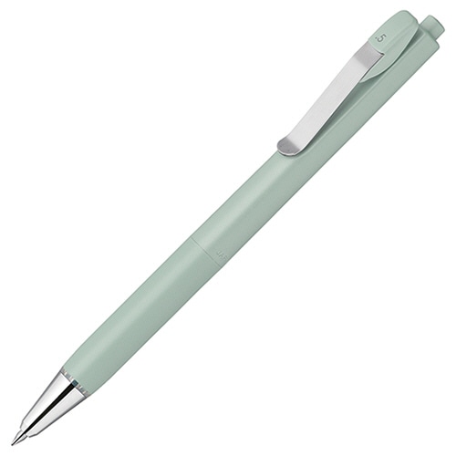 ゼブラ 油性ボールペン ブレンU 0.5mm 黒 (軸色:ミントグリーン) BAS87-MG 1本（ご注文単位1本）【直送品】