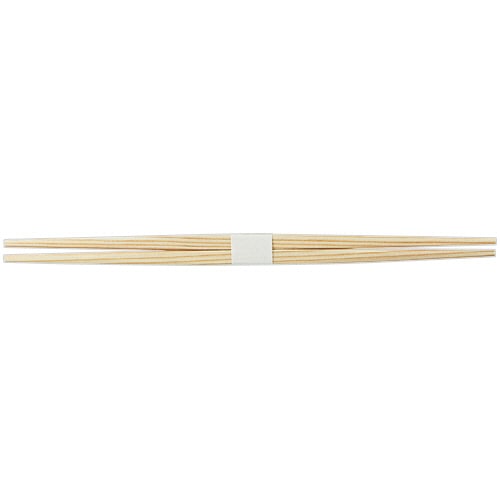 中村 杉らんちゅう箸 24cm 白帯巻 1パック(100膳)/パック（ご注文単位1パック）【直送品】