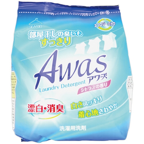 ロケット石鹸 衣料用粉末洗剤 アワーズ エコパック 800g 1個（ご注文単位1個）【直送品】