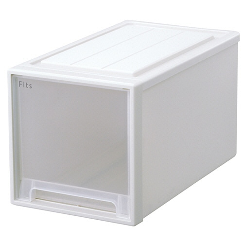 天馬 Fits フィッツケース 53-30L ホワイトクリア 1個（ご注文単位1個）【直送品】