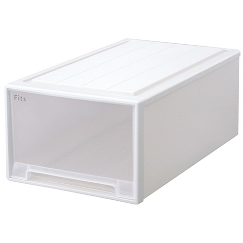 天馬 Fits フィッツケース 74-44L ホワイトクリア 1個(ご注文単位1個)【直送品】